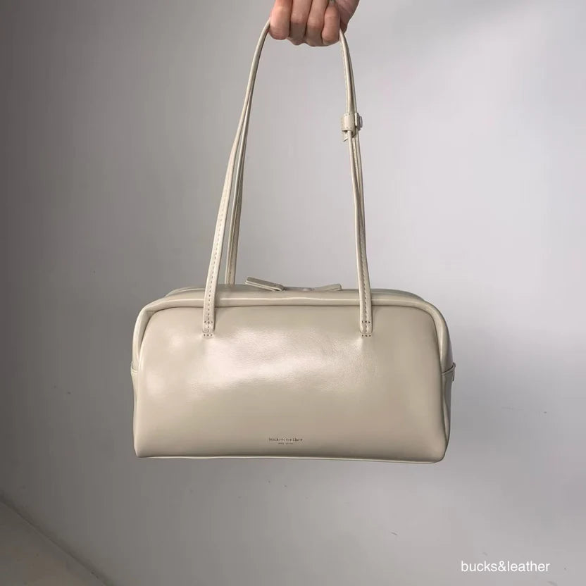 Real Leather Box Bag 大號(包包)