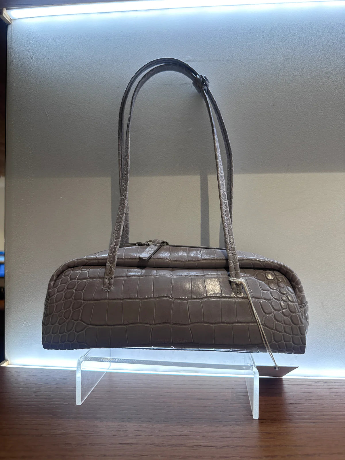 Real Leather Box Bag (鱷魚皮)(包包)