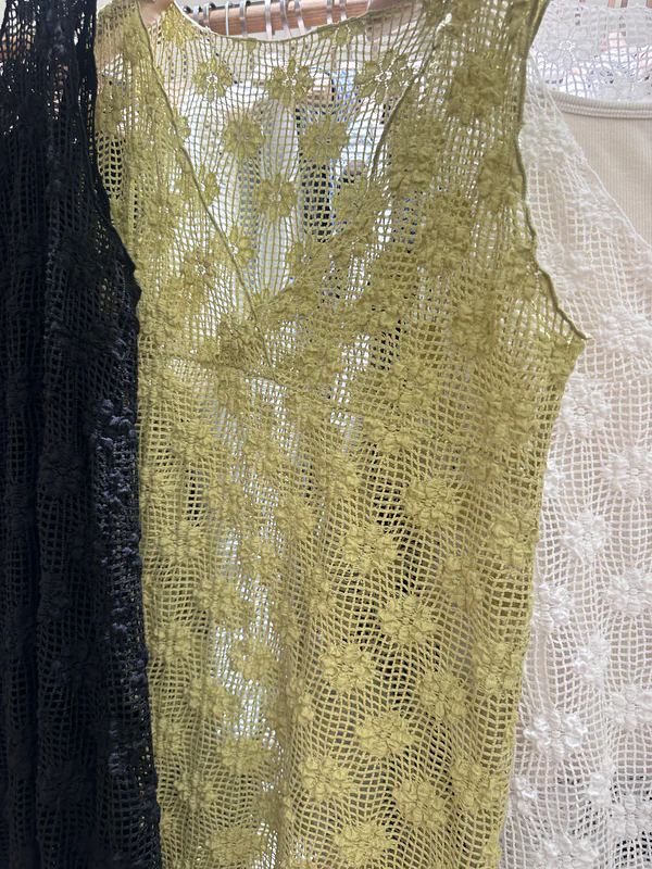 3D Flower Mid Length Tank
