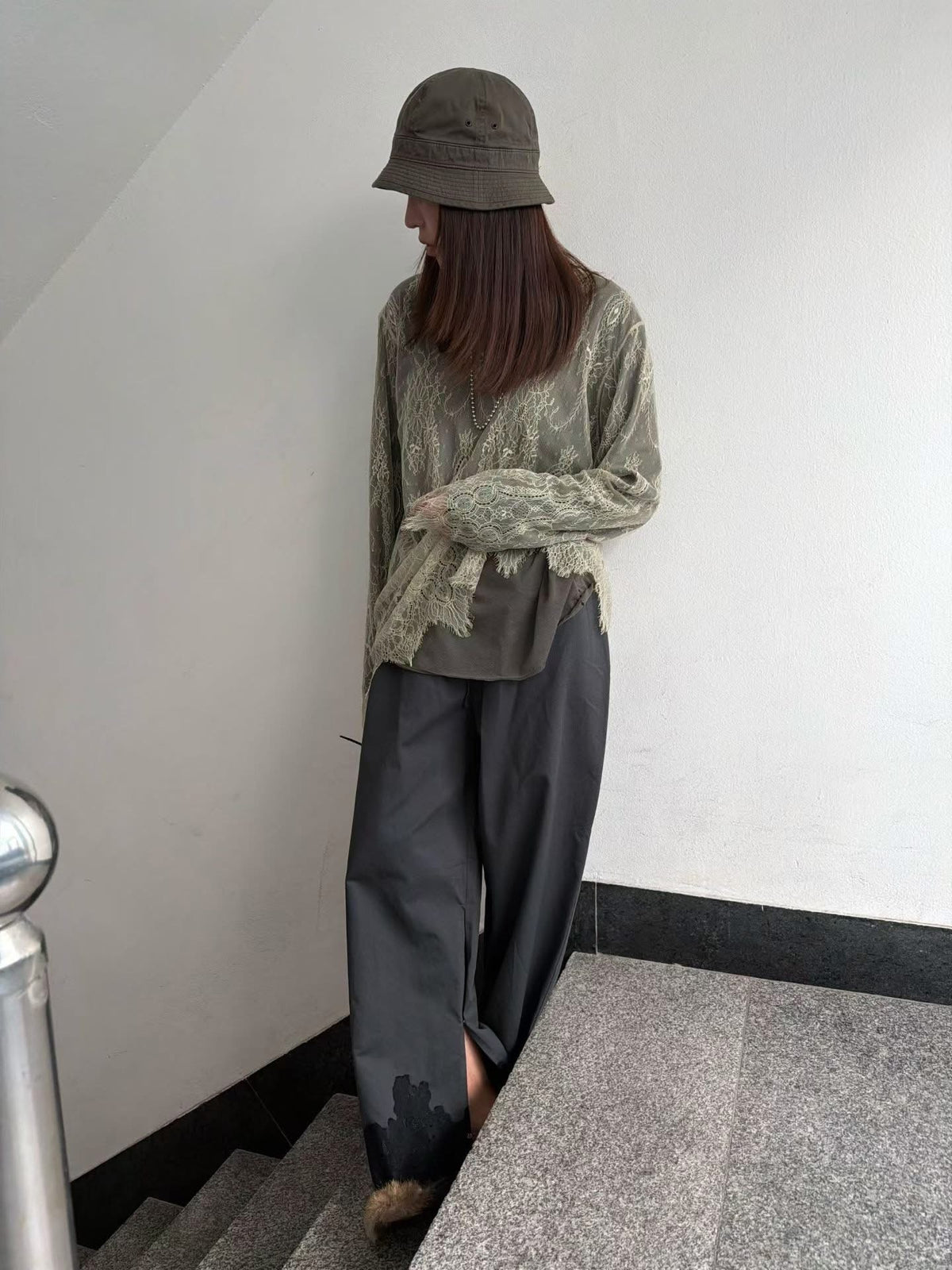 Fran双面襯tee