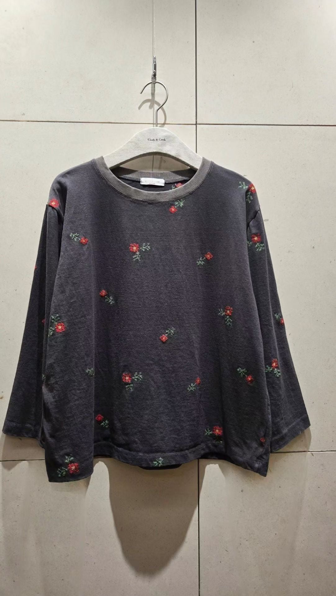 秋天車花薄tee