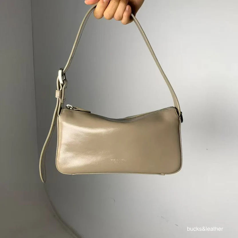 26SS Big Button Side Leather Bag 牛皮亮面（包包）