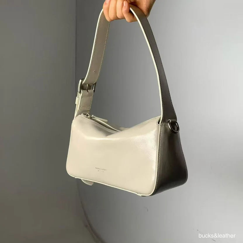 26SS Big Button Side Leather Bag 牛皮亮面（包包）