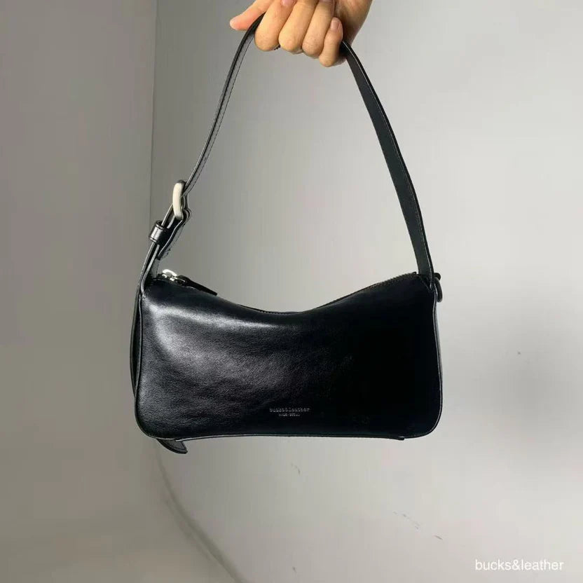 26SS Big Button Side Leather Bag 牛皮亮面（包包）