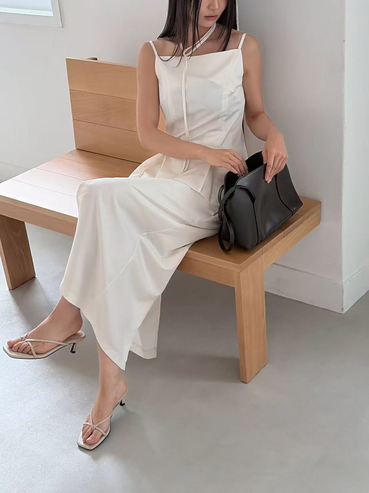 Slit Over Chiffon Tank Top