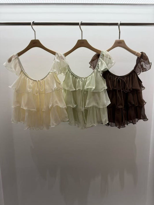 Layering Ruffles Tank Top