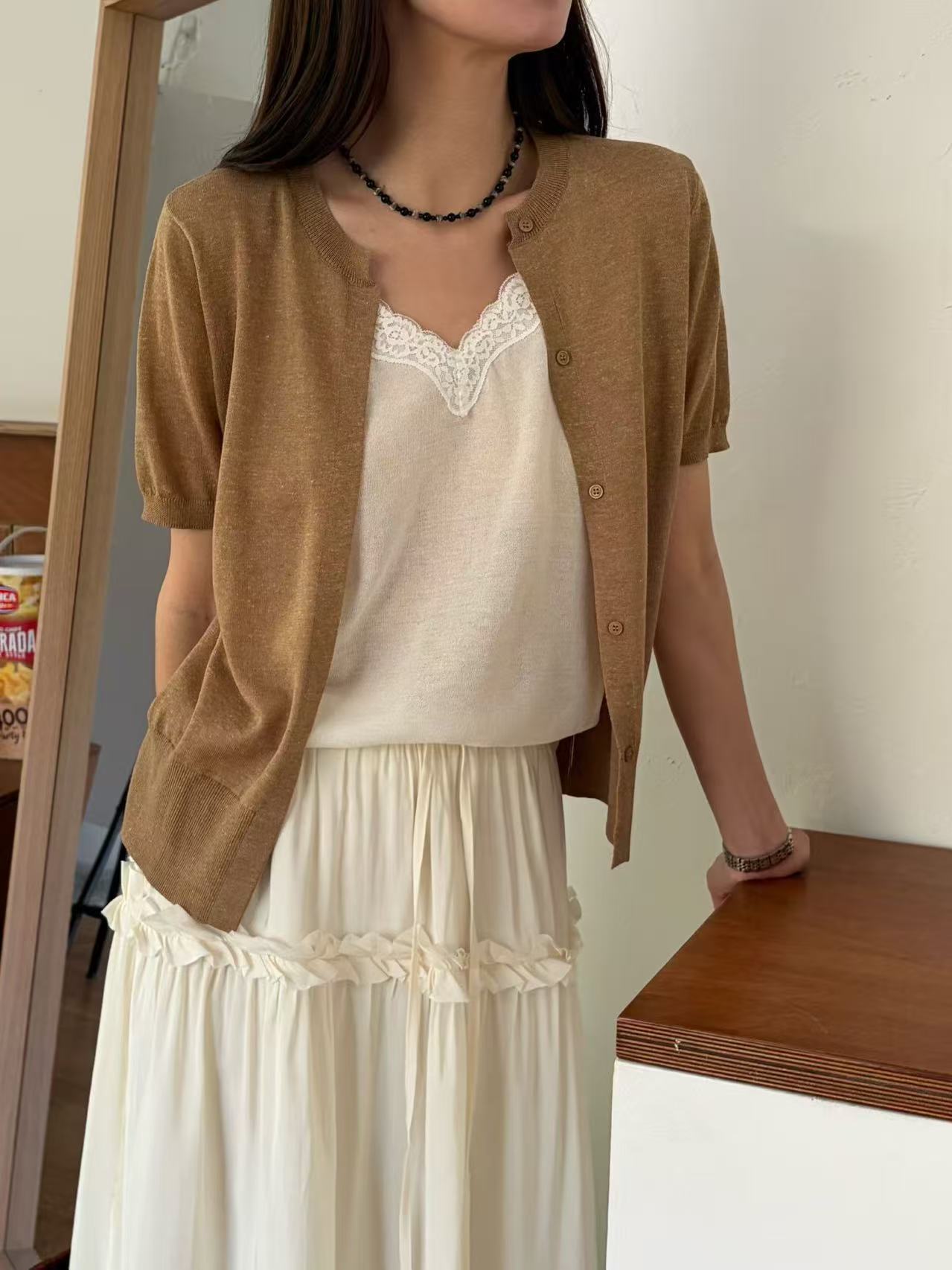 Lace Knitted Set