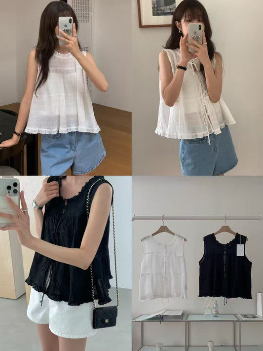 Tie Sleeveless Top