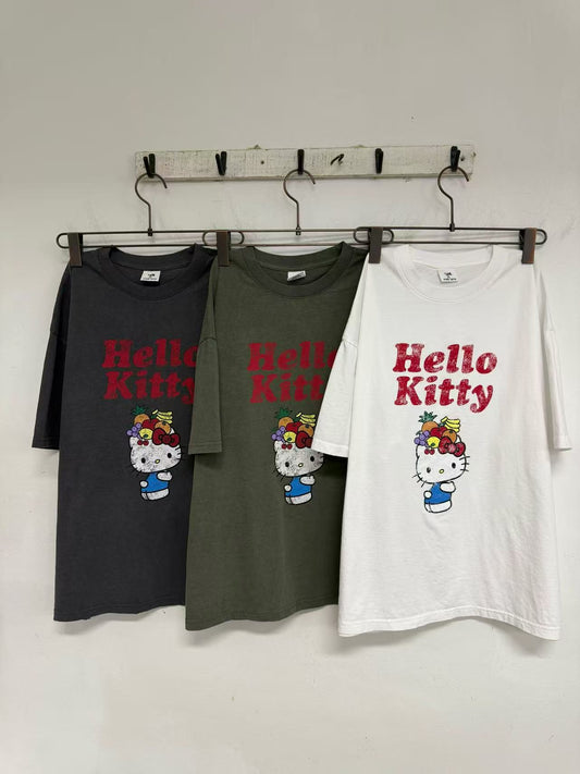 Kitty 洗水棉tee