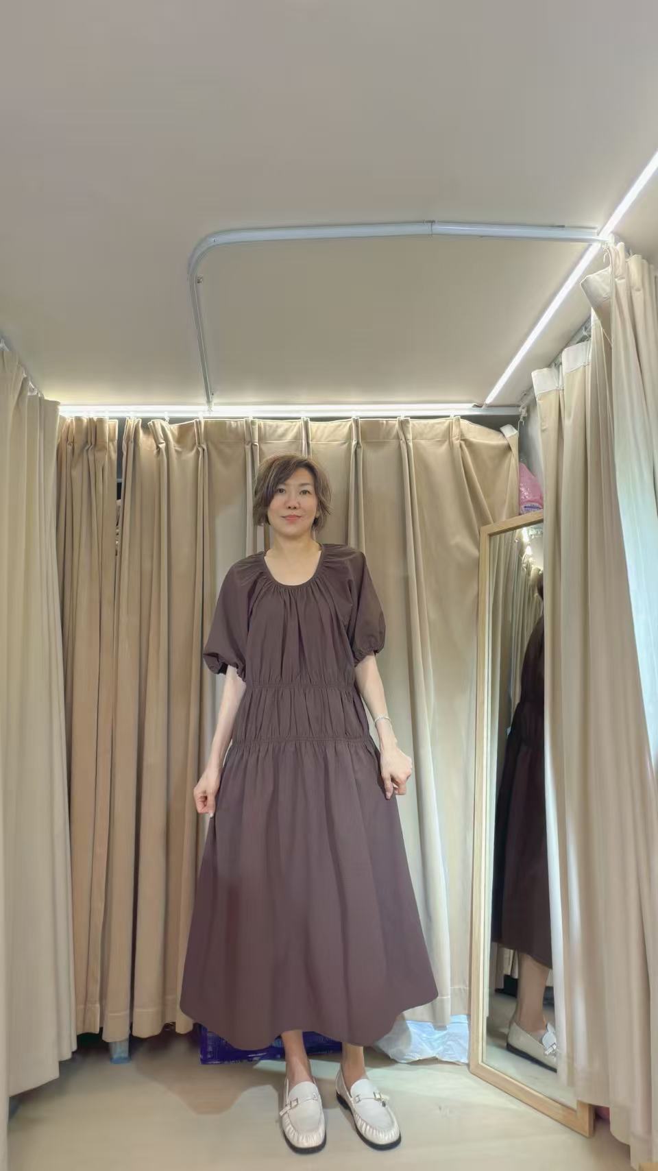 風衣質地收腰OP
