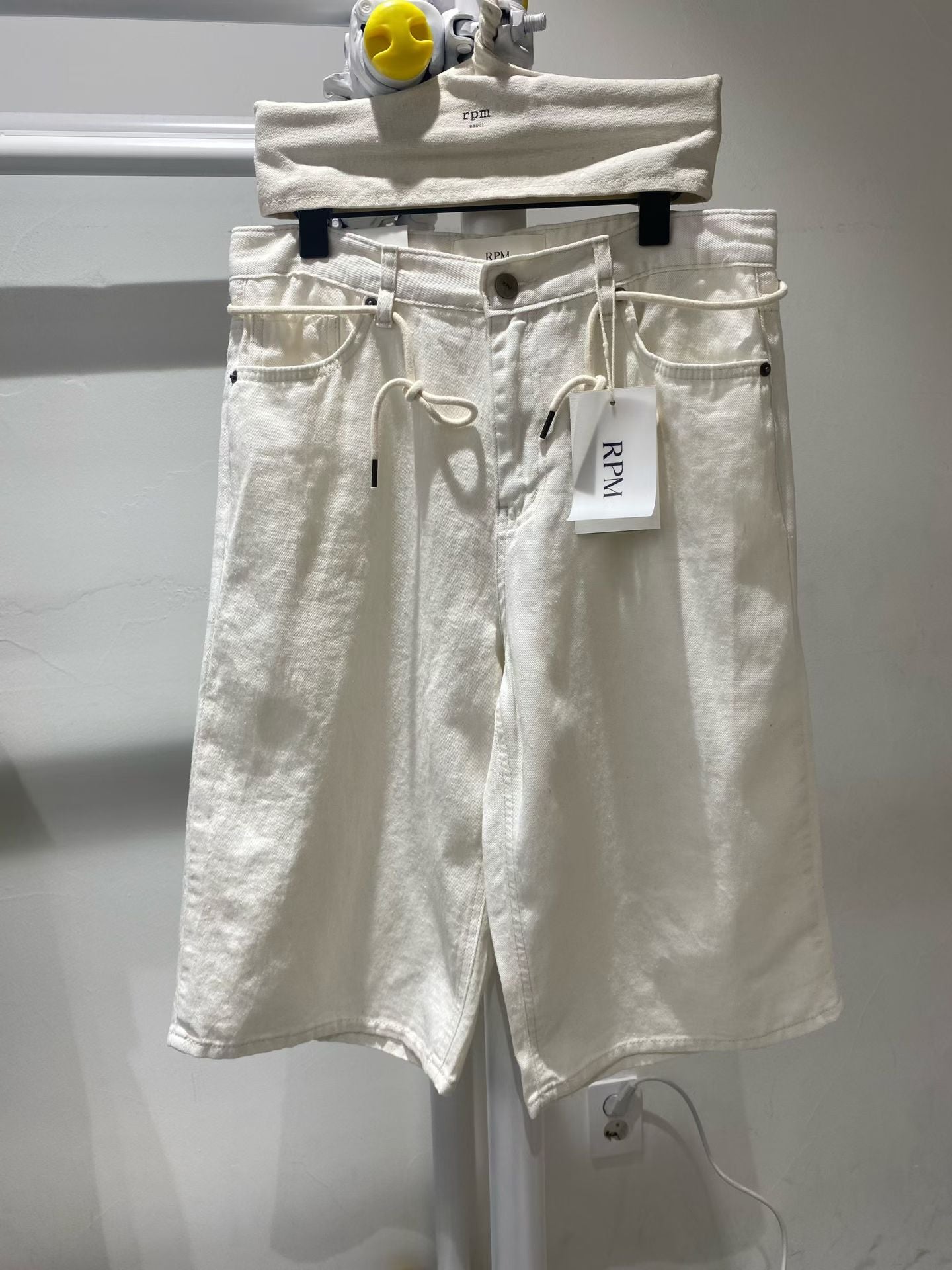 棉麻5分褲