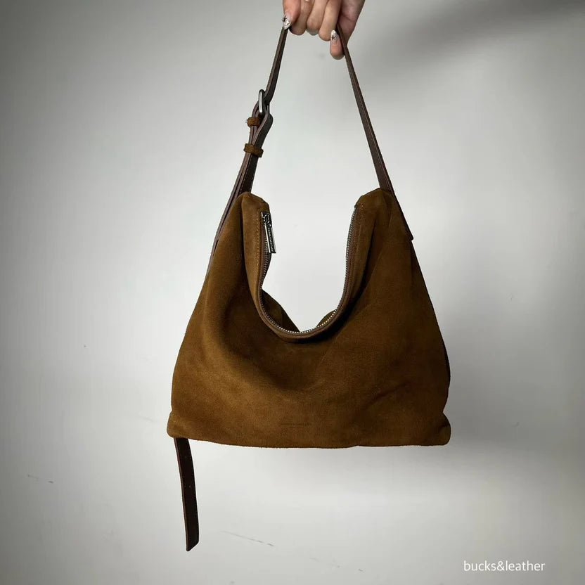 Real Leather Office Zipped Bag 小號（包包）