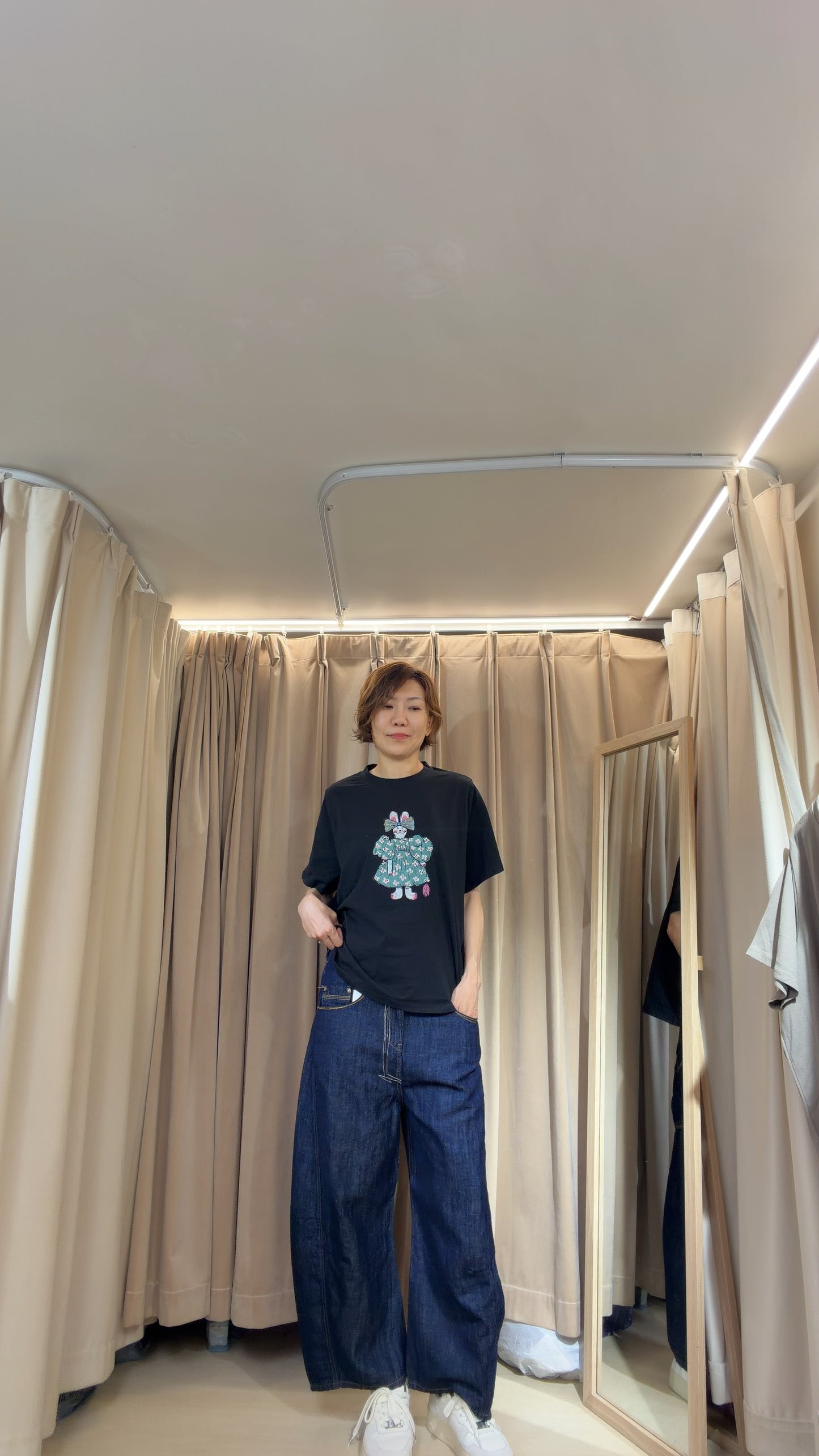 車線特色牛仔褲