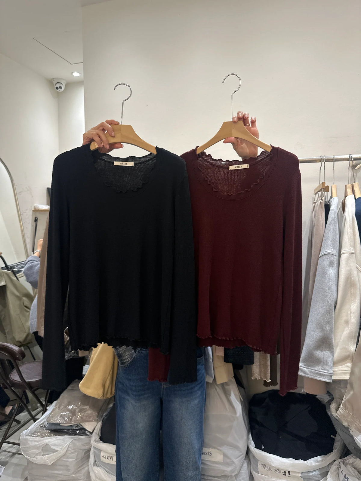 Ruffles 軟綿綿打底T ￼