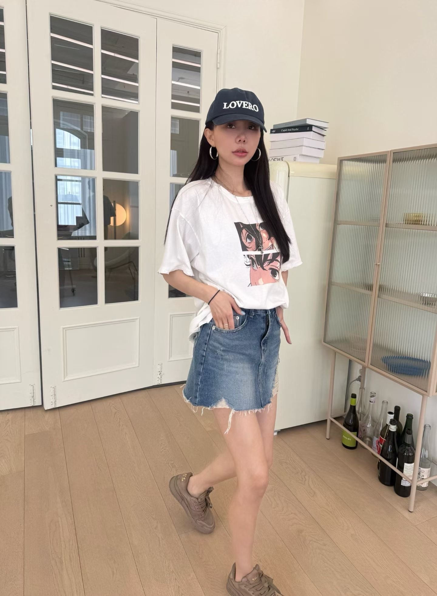 Denim Skirt Shorts
