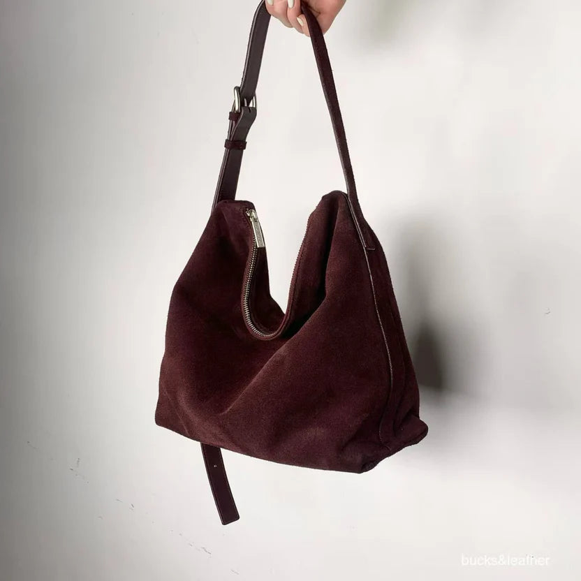 Real Leather Office Zipped Bag 小號（包包）