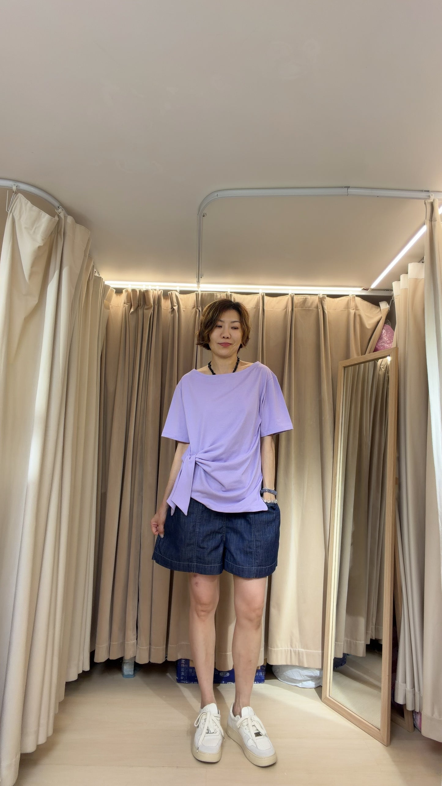 收腰cotton top