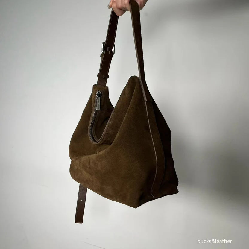 Real Leather Office Zipped Bag 小號（包包）
