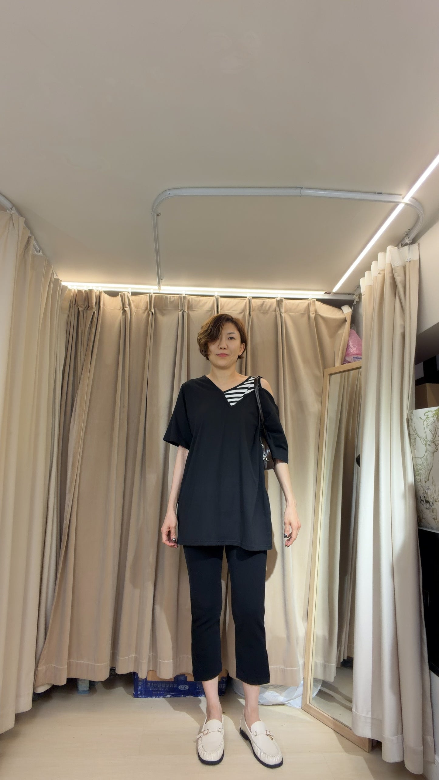橡筋褲頭强彈性五分褲