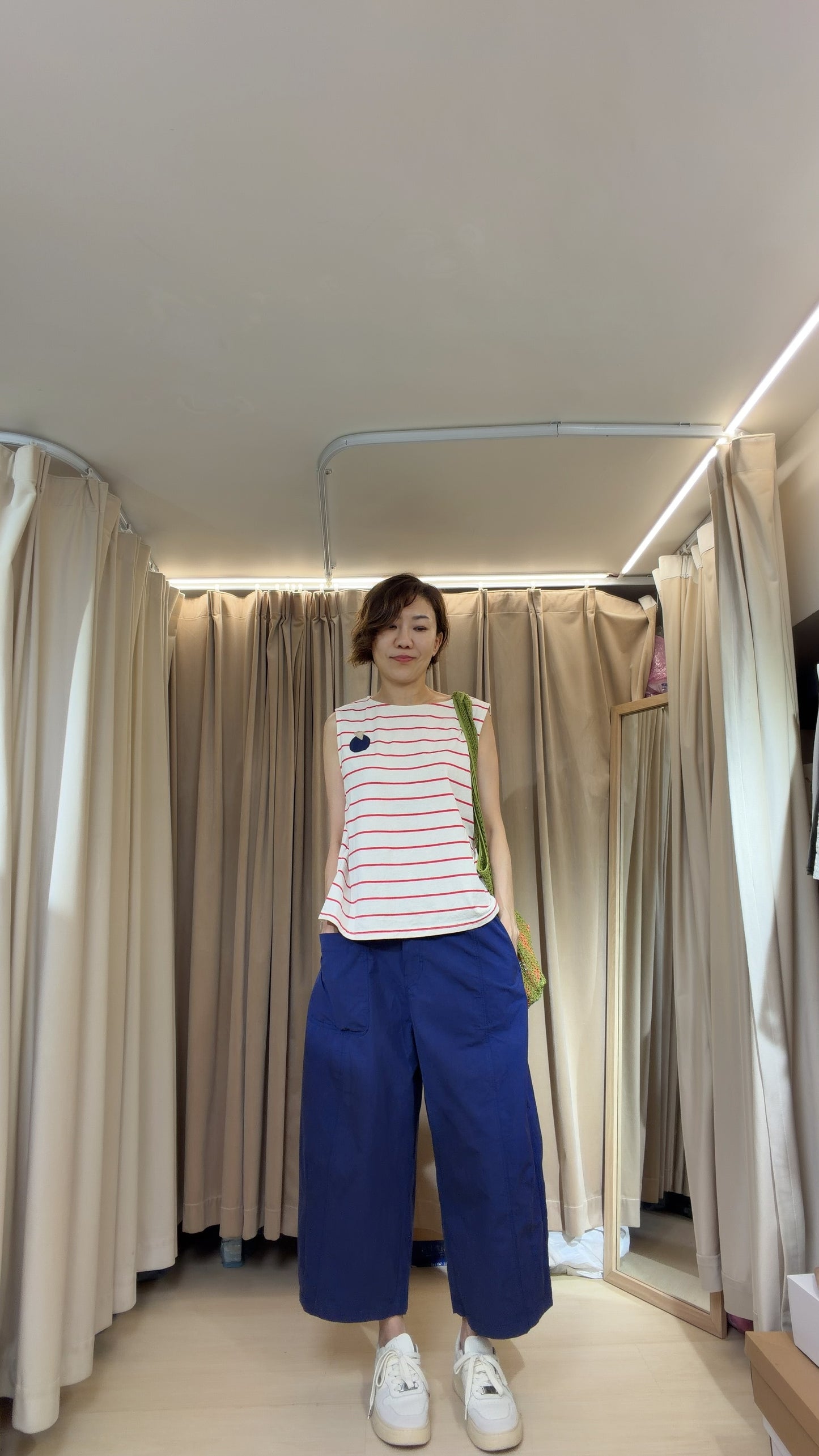 高質布料褲