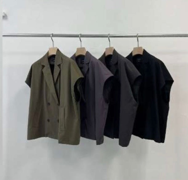厚實挺身雪紡外套Jacket ￼