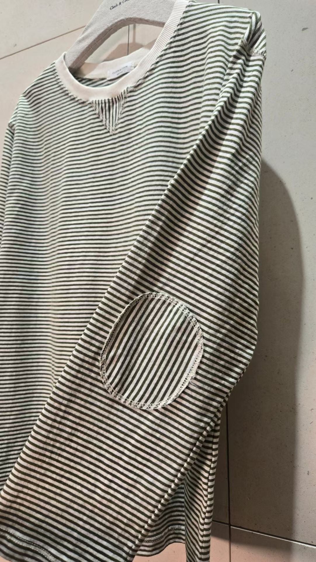 秋天薄橫間Tee￼