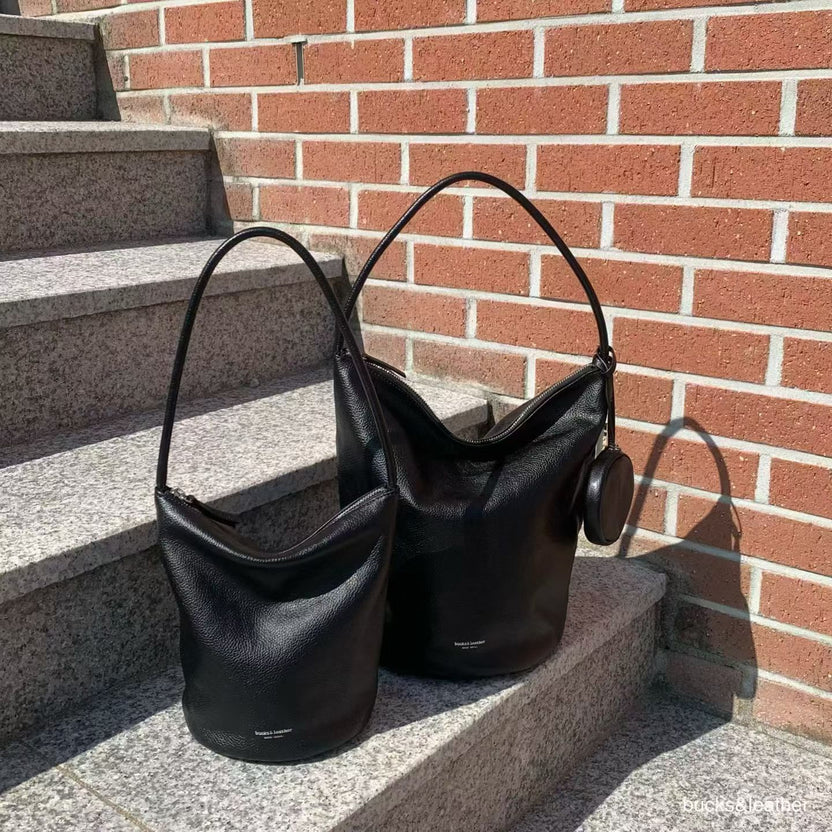 Circle Bucket Bag (with coin bag)（包包）
