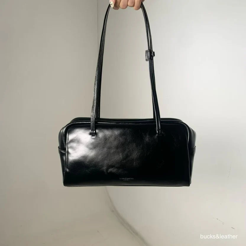 Real Leather Box Bag 大號（包包）
