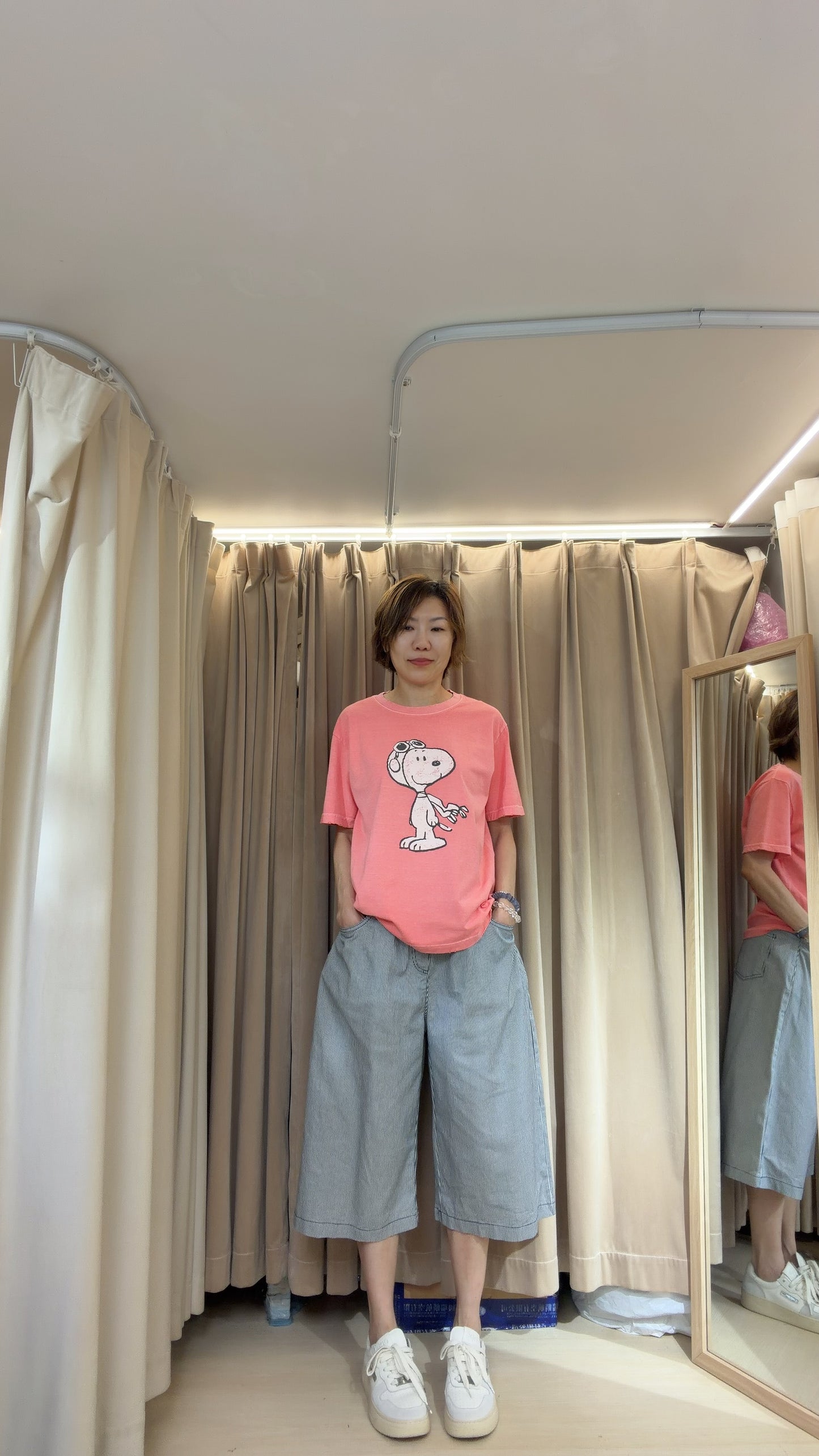 Snoopy 洗水棉tee