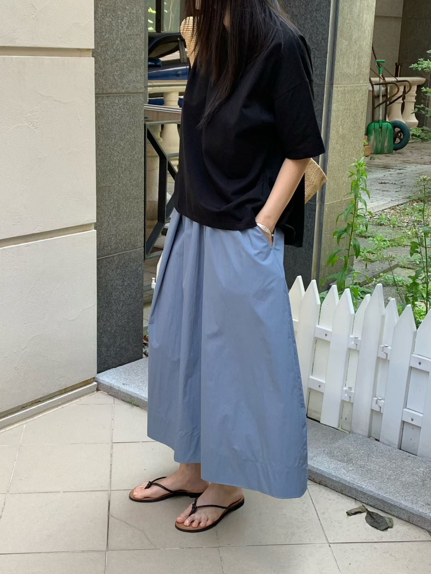 好薄cotton側腰有details