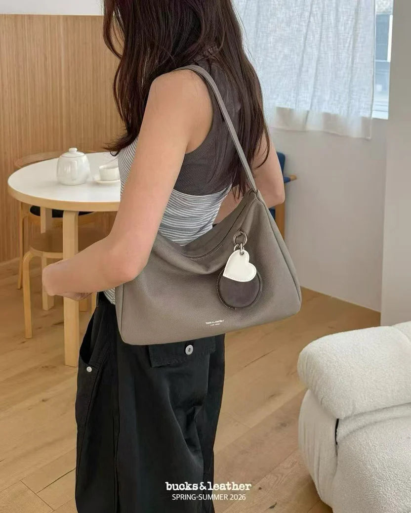 26SS Office Leather Bag ￼小荔枝紋￼羊仔皮（包包）