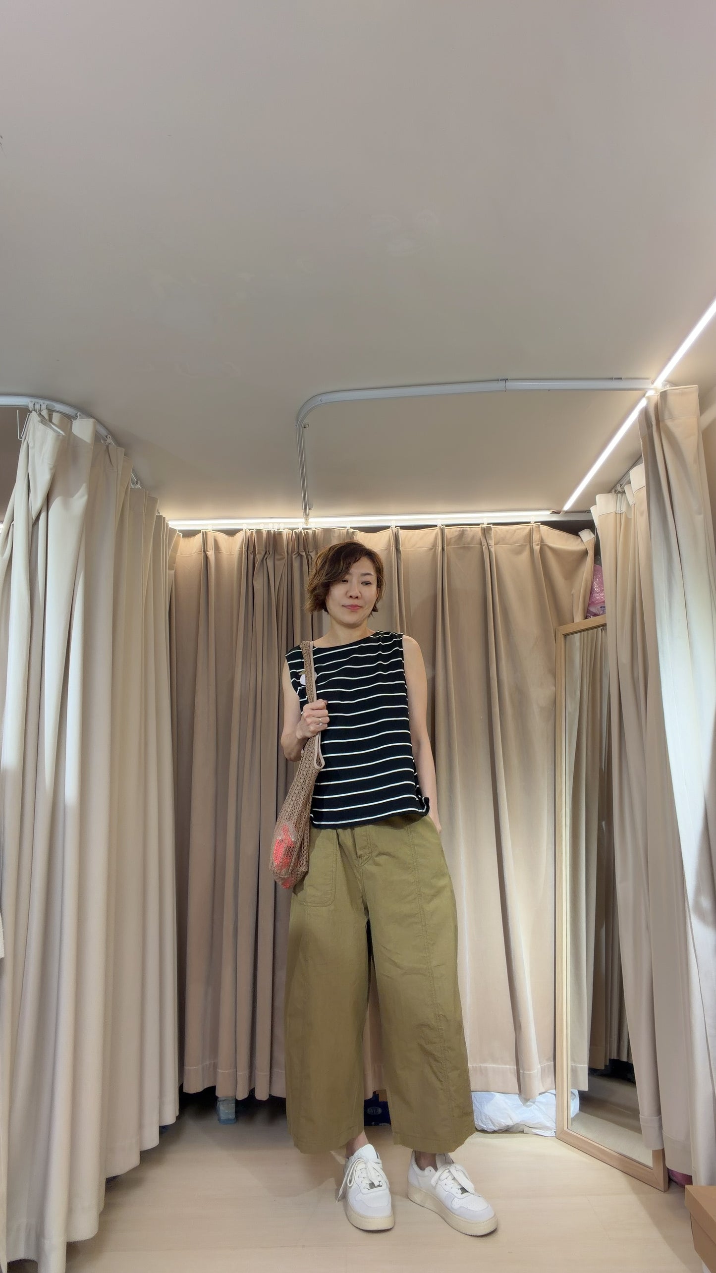 高質布料褲