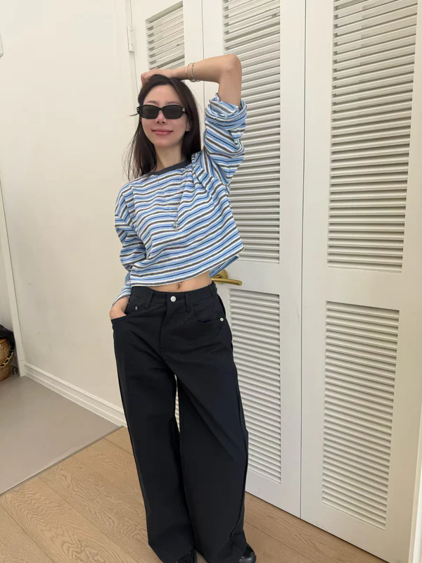 Two Cut Straight Pants