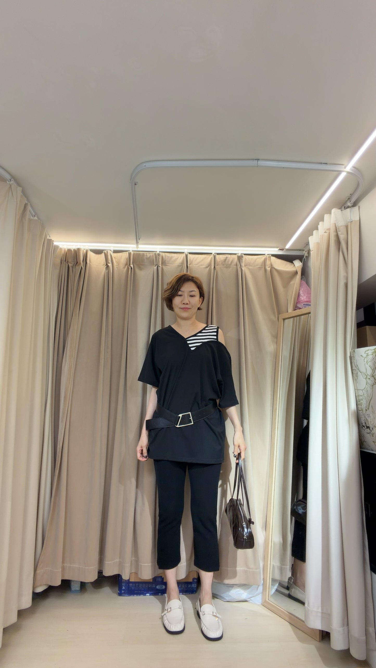 橡筋褲頭强彈性五分褲