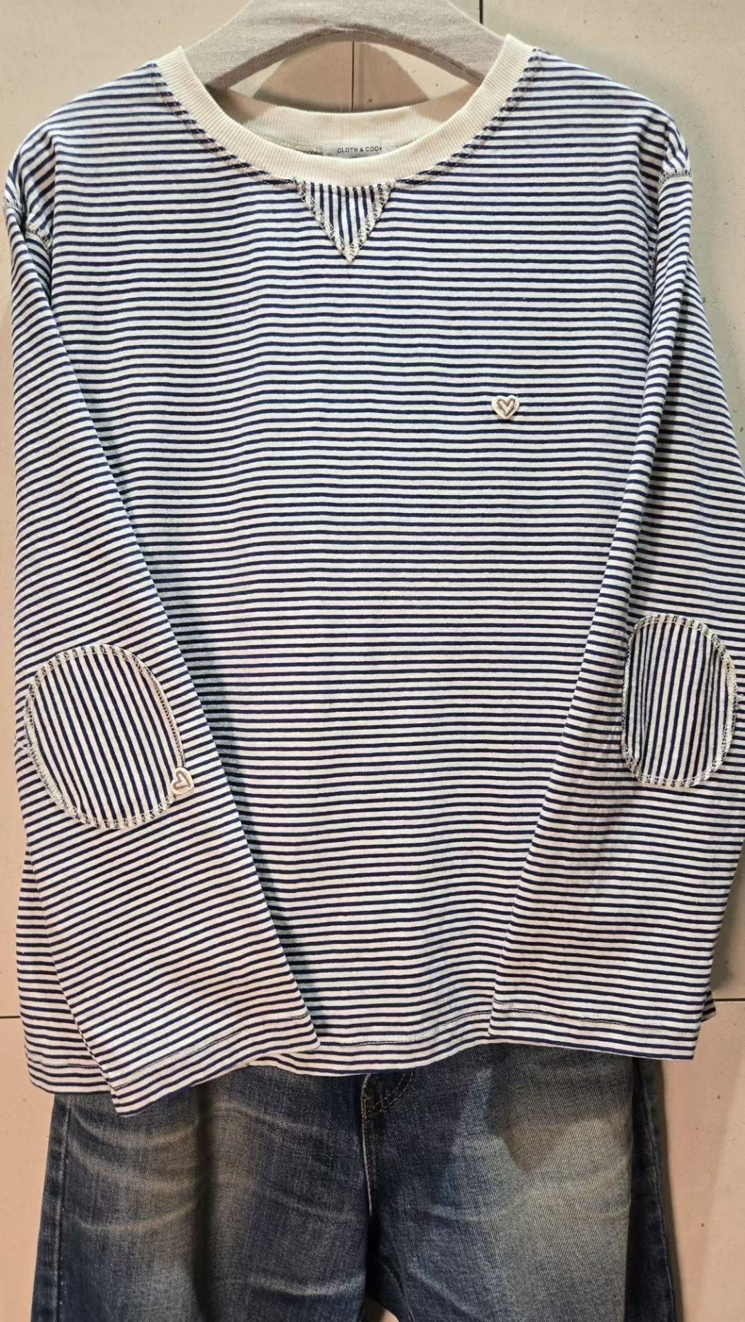 秋天薄橫間Tee￼