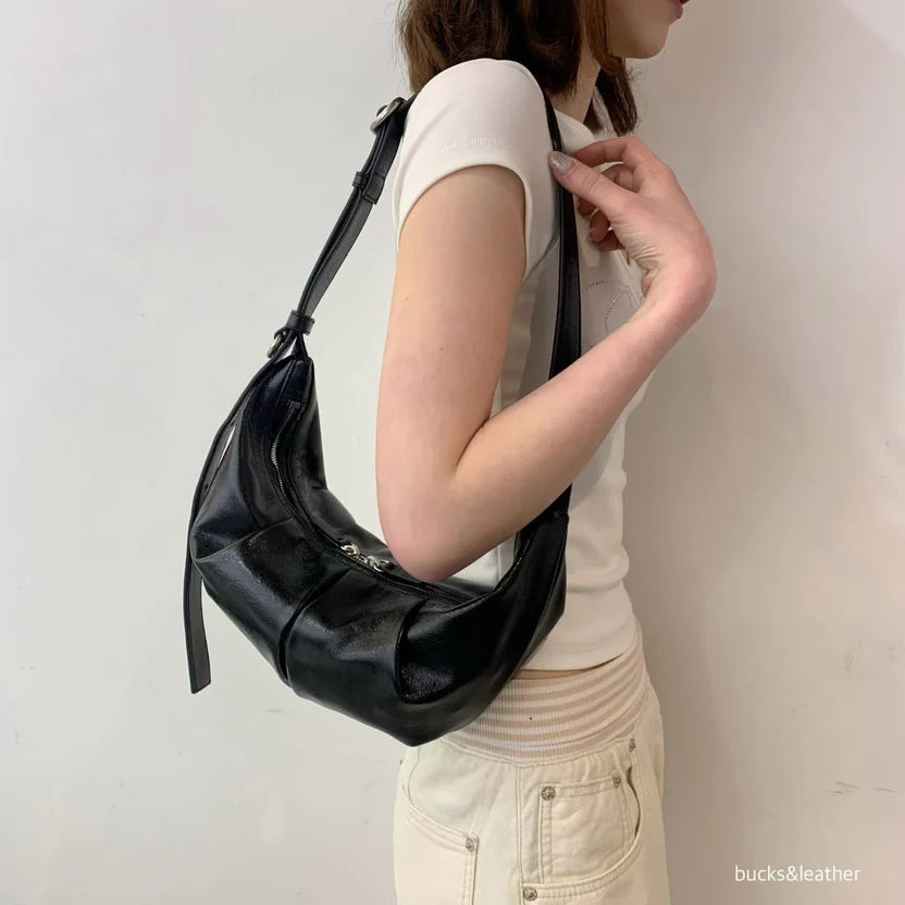 Real Leather Moon Bag（包包）