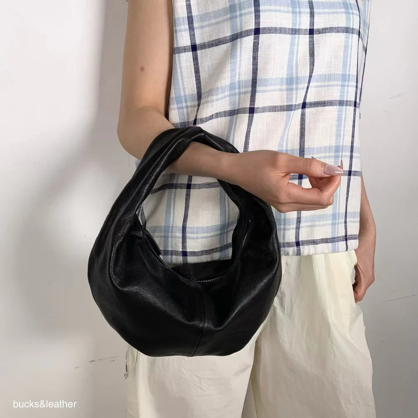 French Handle Real Leather Bag（包包）