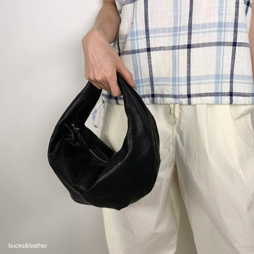French Handle Real Leather Bag（包包）