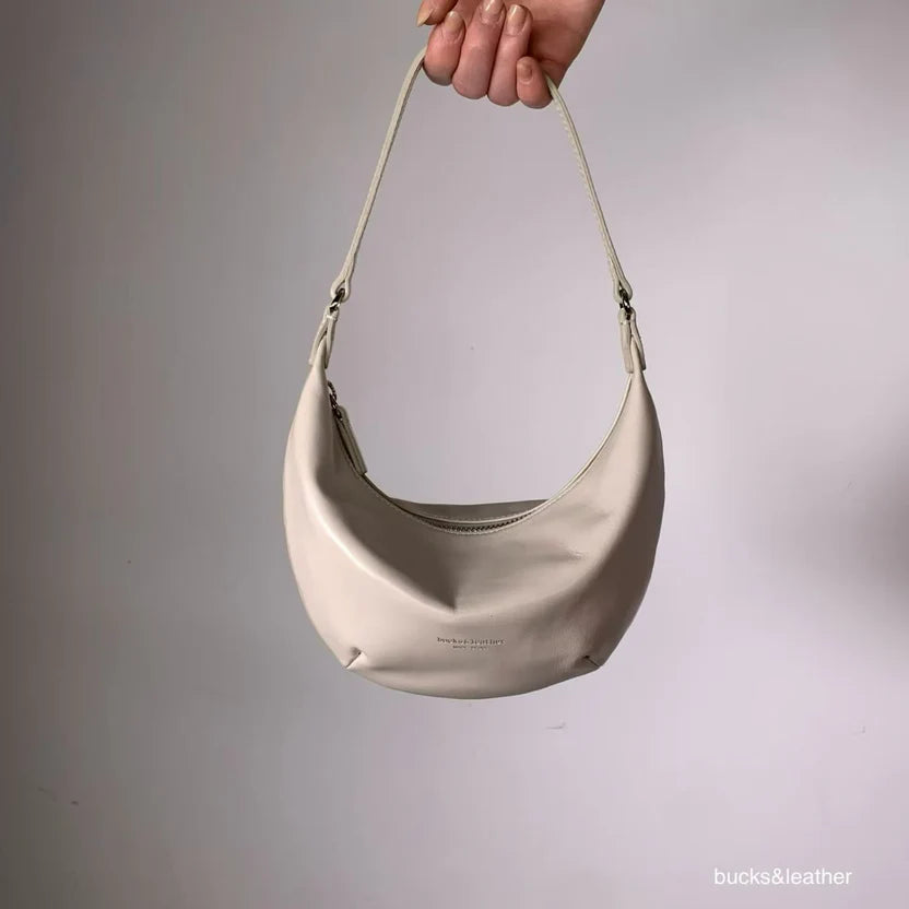 Real Leather Small Moon Bag（包包）