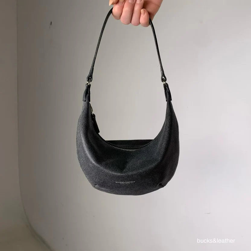 Real Leather Small Moon Bag（包包）