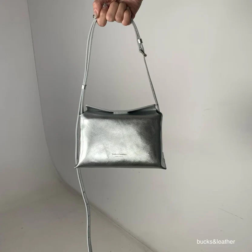Real Leather Flap Bag 新款亮面牛皮￼（包包）