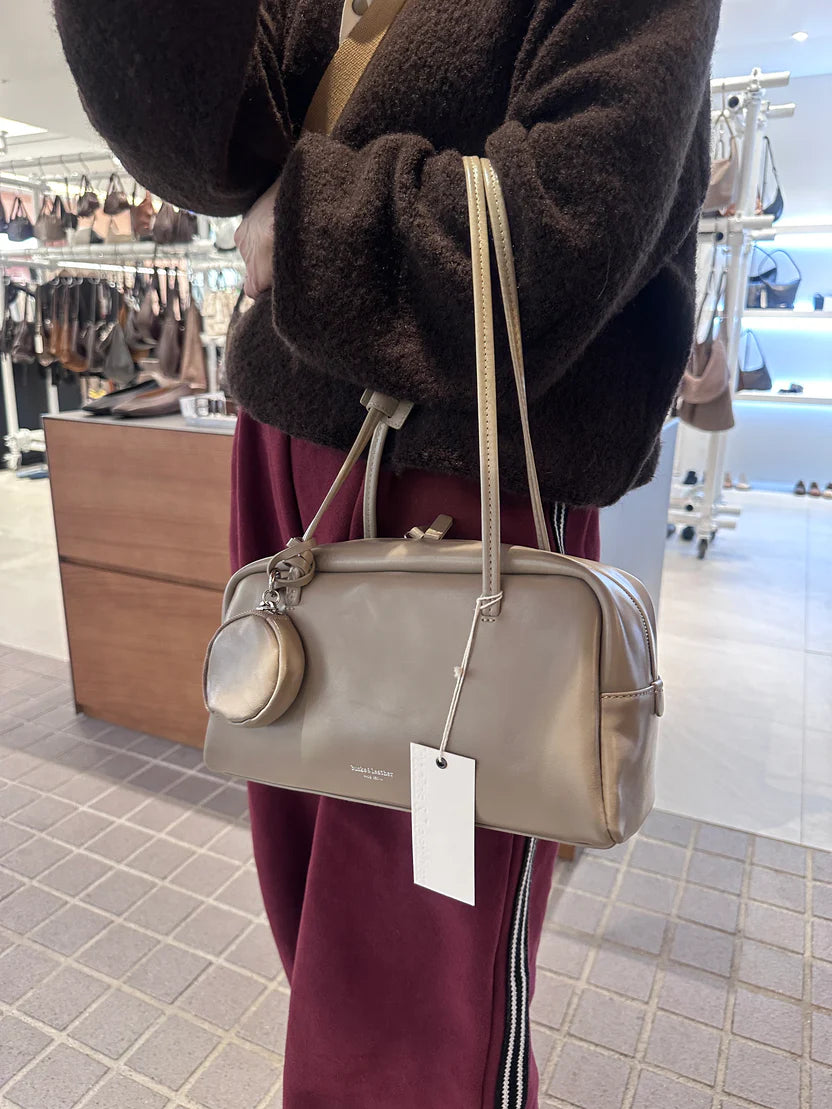 Real Leather Box Bag 大號（包包）