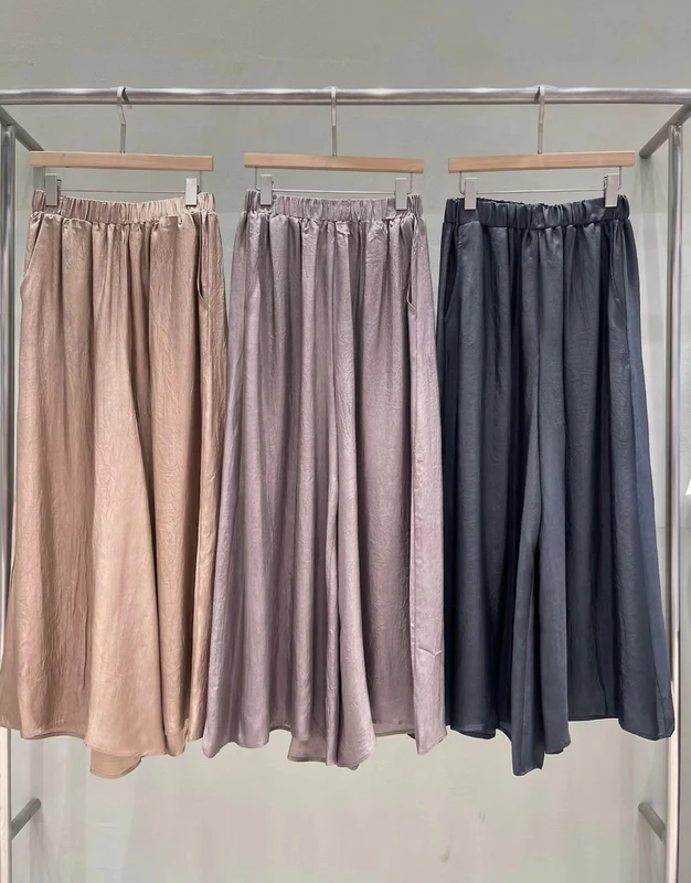 Satin Wide Leg Pants