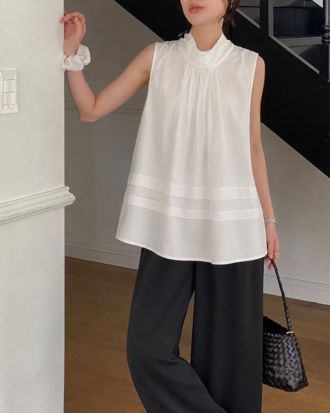 後蝴蝶結Long Shrit