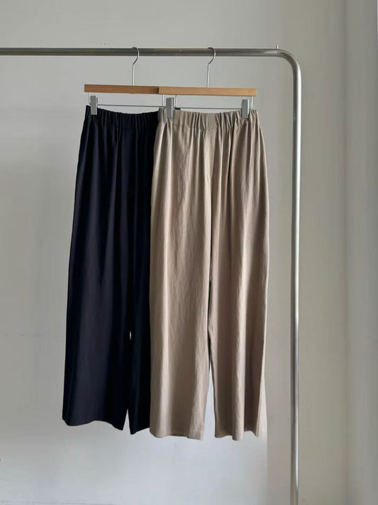Linen Straight Pants
