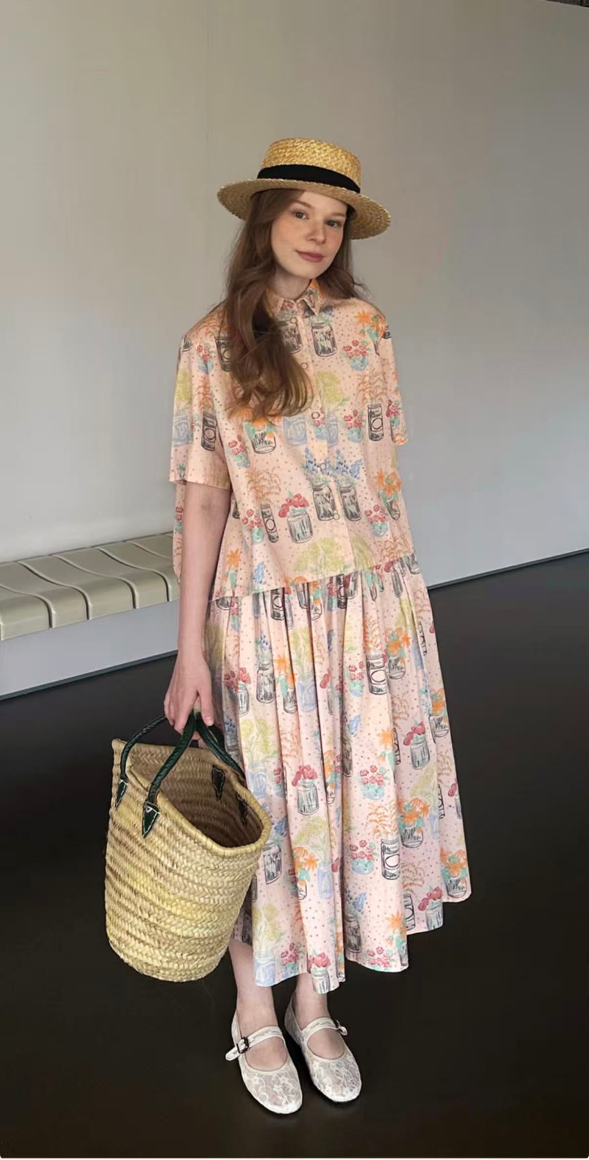 Kim’s boutique cotton 布料top