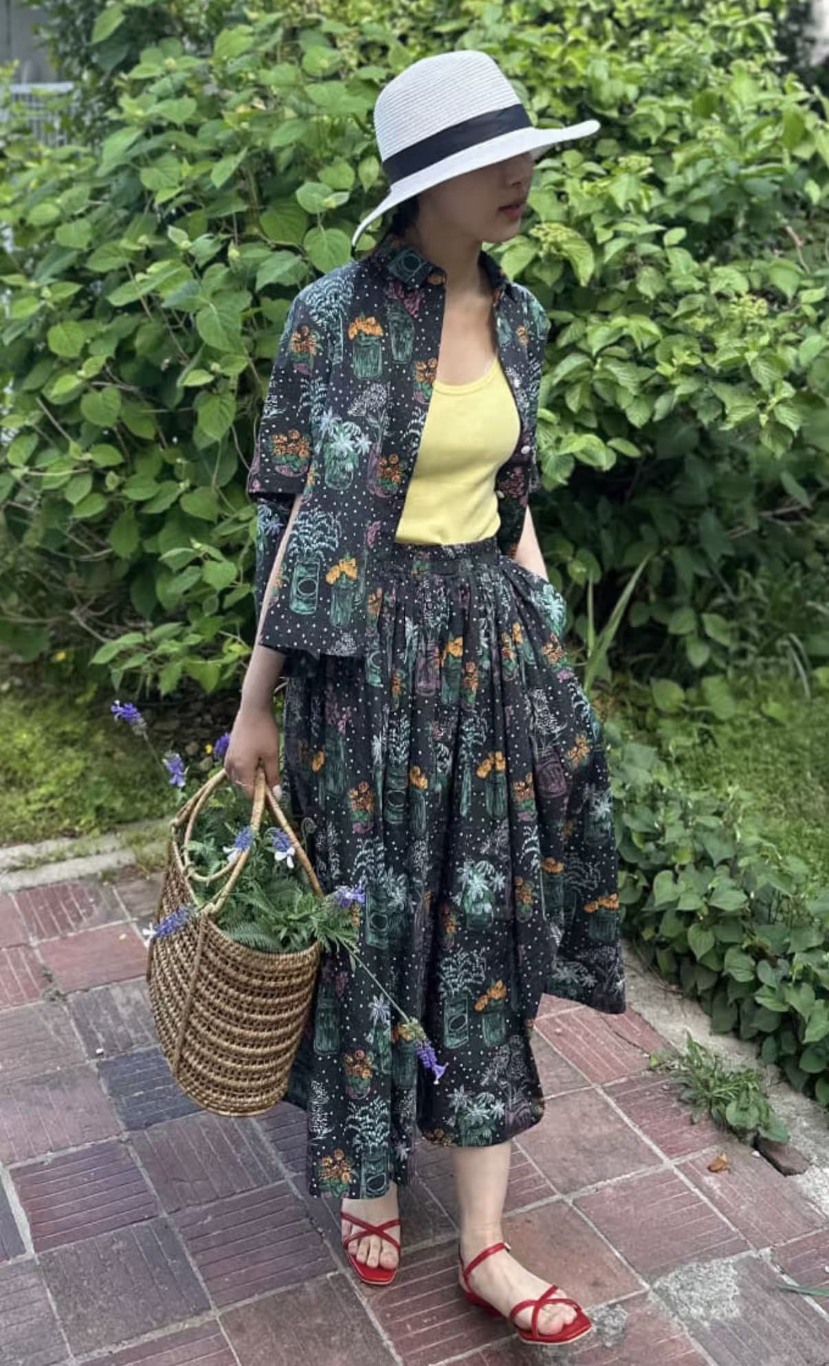 Kim’s boutique cotton 布料top