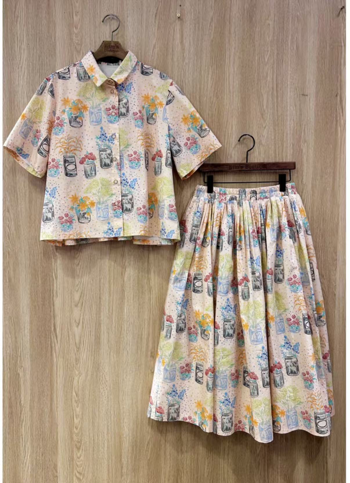 Kim’s boutique cotton 布料top