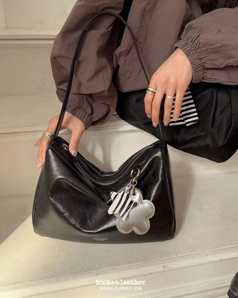 26SS Office Leather Bag 亮面牛皮￼（包包）