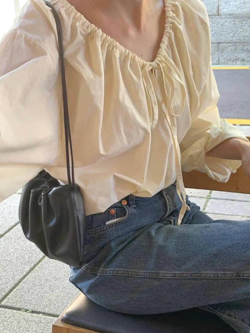 Dumpling Real Leather Bag（包包)